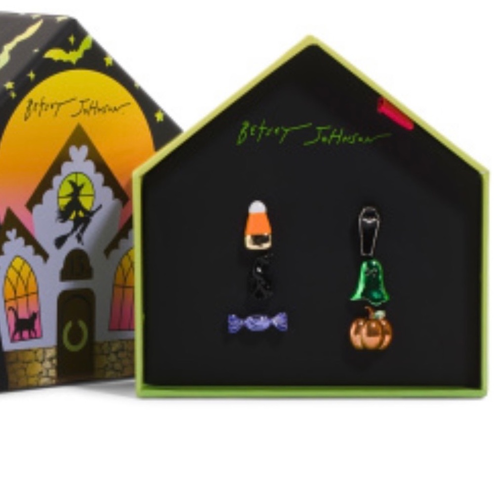 Betsey Johnson mix match Halloween earrings